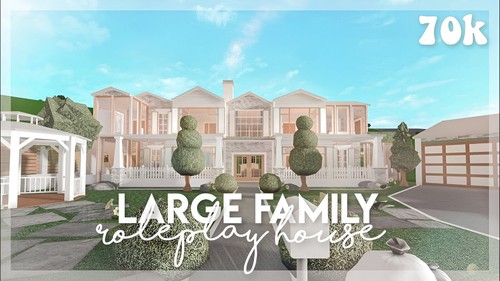 Bloxburg large family roleplay - bloxburg,