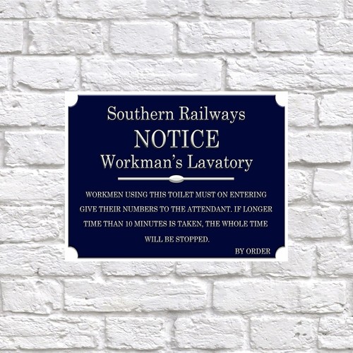 Southern railway notice - railway,