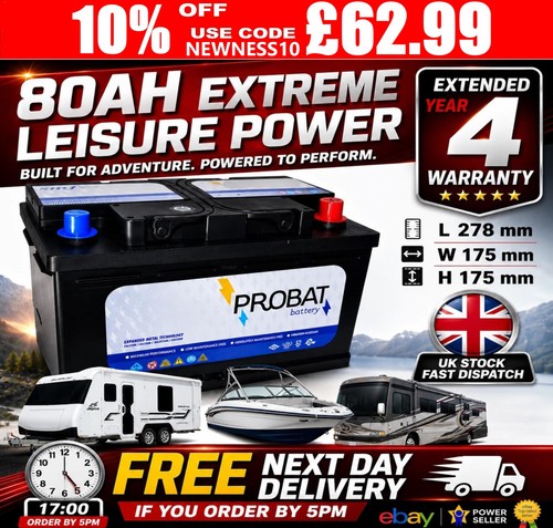 Leisure battery 80ah 90 - 80,