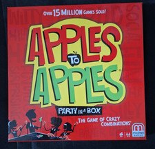 APPLES TO APPLES Party in a Box Game By Mattel In Vgc the game of crazy combinat