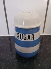 Green cornishware sugar - green,