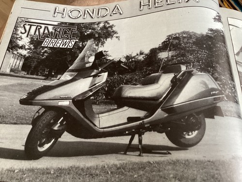 Unusual honda helix scooter - honda,