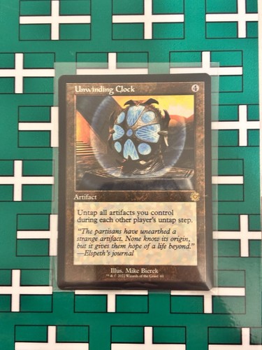 Unwinding clock mtg - unwinding,