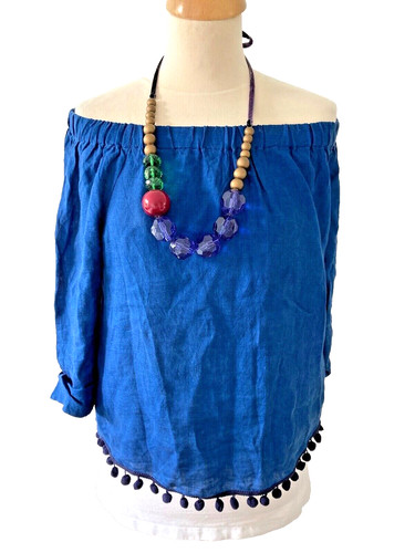 Zara royal blue bardot - royal,
