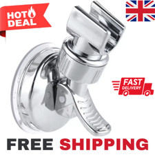 Adjustable Bracket Suction Shower Head Handset Holder Kit Bathroom Wall Mount UK