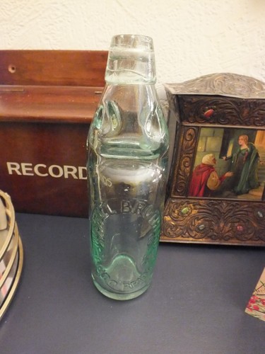 Vintage old codd type glass - codd,