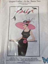 Elegant Ladies - At The Races Two  Cross Stitch Kit - Yvette Jordan