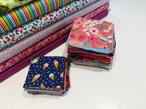Piece quilting fabric charm - 40,