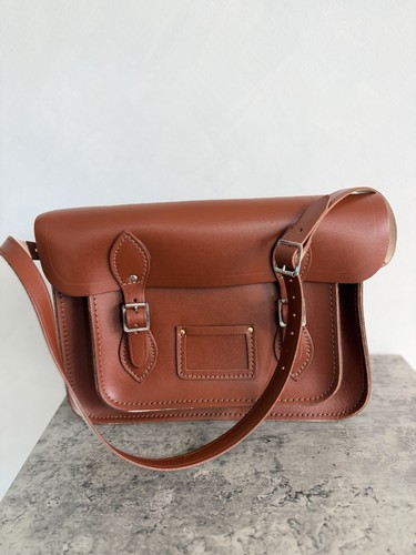 Vintage leather look - vintage, satchel