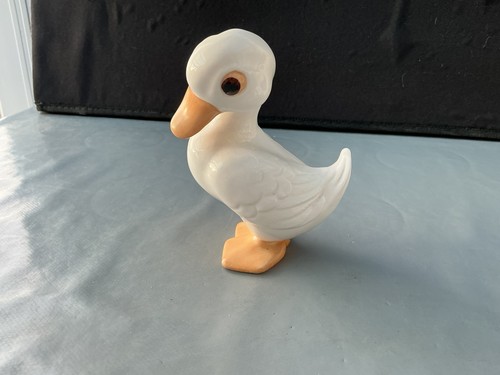 White bone china duck - white,