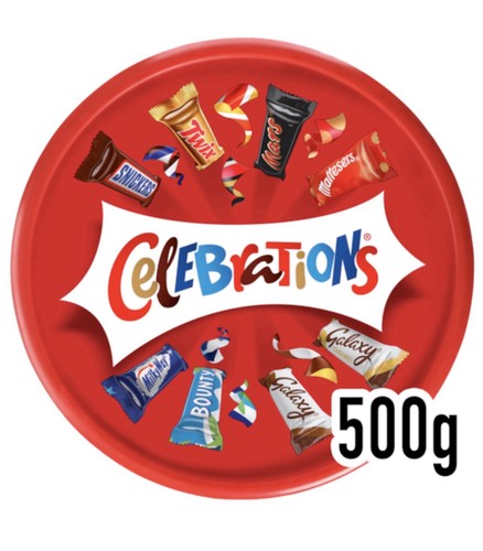 Celebrations milk chocolates - celebrations,