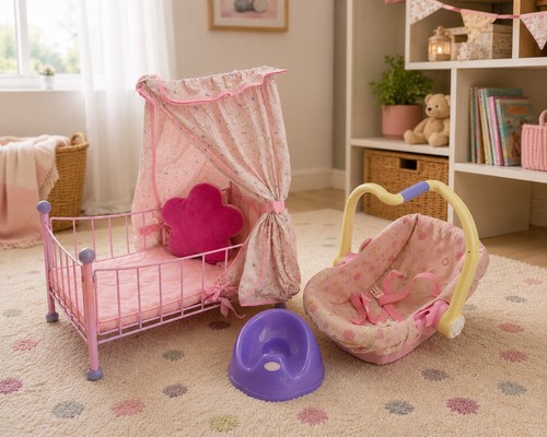 Baby annabell doll cot - cot,, car