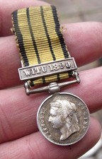PERIOD SILVER VICTORIAN EAST & WEST AFRICA MINIATURE MEDAL, WITU 1890.