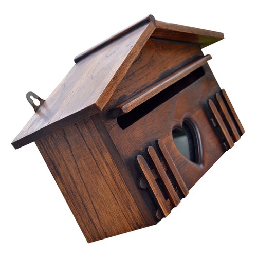 Rainproof wooden mailbox wall - rainproof,