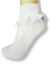 Ladies Women Frilly Lace Ankle