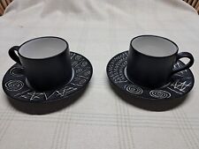Habitat Scraffito Tea / Coffee Cup And Saucer (2 available)