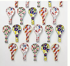 Spoon Rest Initial A E G J L R Anthropologie Monogram Tivoli Cooking Utensil 