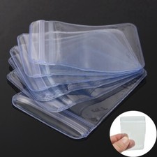 100Pcs Plastic Clear PVC Coin