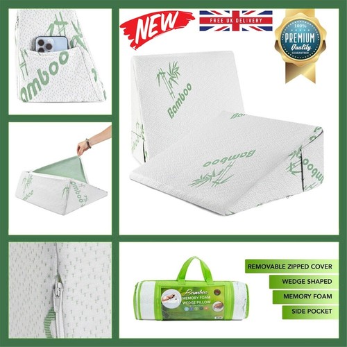 Memory foam bamboo wedge - memory,