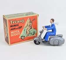 Tri-ang - Minic - Push & Go - Vespa Lambretta Virtually Mint/Nice box