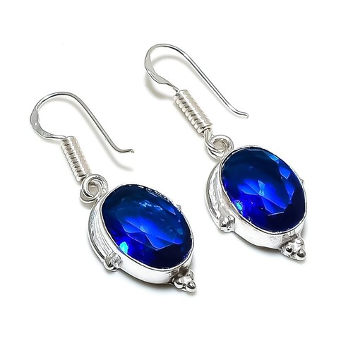 Blue tanzanite gemstone - blue,