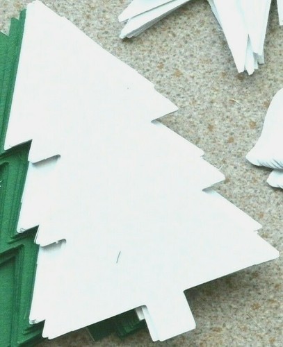 Die cut christmas shapes - cut,