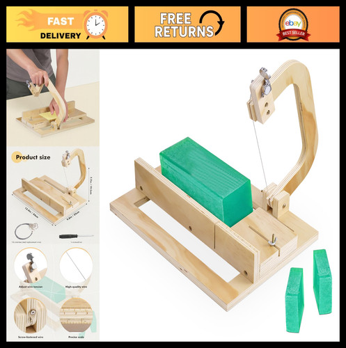 Adjustable wooden soap cutter - soap,