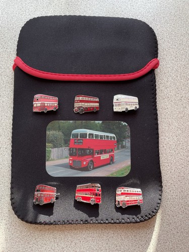 Doubledecker bus pin badges - doubledecker,