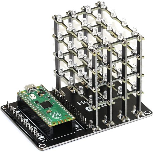 4x4x4 led cube hat - cube,