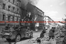 F002215 US M3A1 Armoured Scout Car Attacking russian troops on Graben Vienna Aus