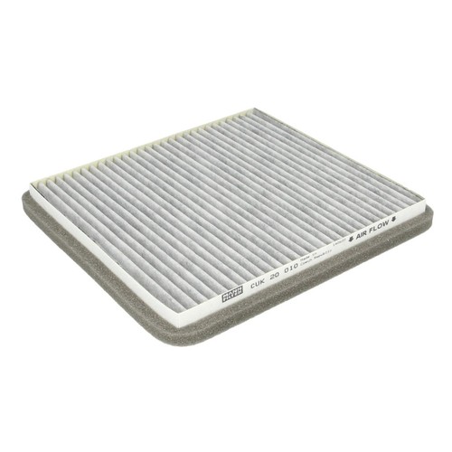 Cabin filter with - with, activated