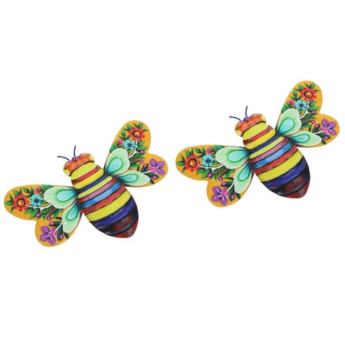 2pcs yellow iron - yellow, bee