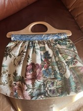 Vintage Handmade Knitting Crochet Bag 