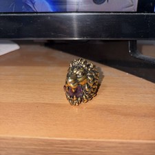 Gucci Lion Head Ring With
