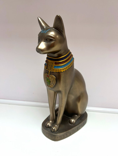 Egyptian bastet cat statue - egyptian,