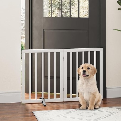 Foldable dog gate doorway - foldable,