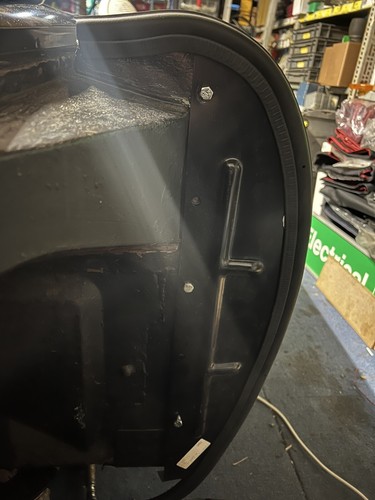 Mgb front wing baffle plate - wing,