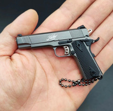 Gun pistol keychain - keychain, keyring