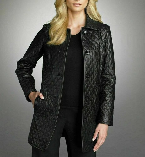 Women quilted black - women,