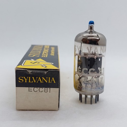 Ecc81 12at7 sylvania nos - ecc81, boxed