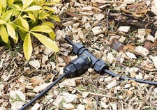 3 Way 16A IP68 Weatherproof Cable Wire T Connector Joiner Outdoor External Pond