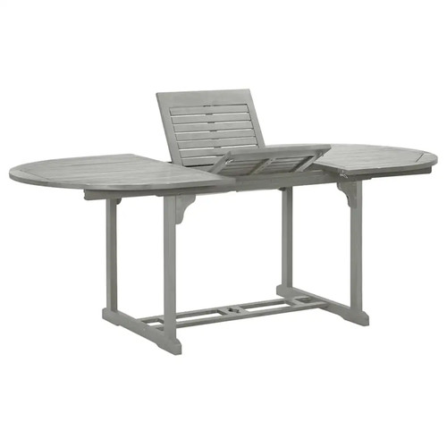 Vidaxl dining table grey - |,
