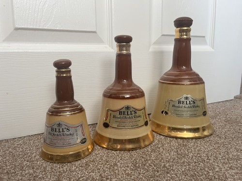 Bells whisky bottles - whisky,