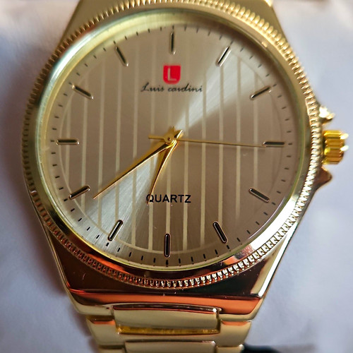 Luis cardini gold tone quartz - luis,
