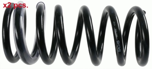Pcs rear coil springs - x2,