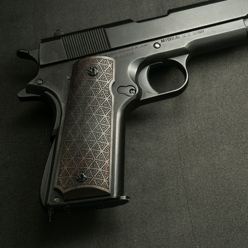 1911 full size ebony grips - full,