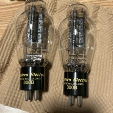 Pair U.S made, WE 300B  Tube