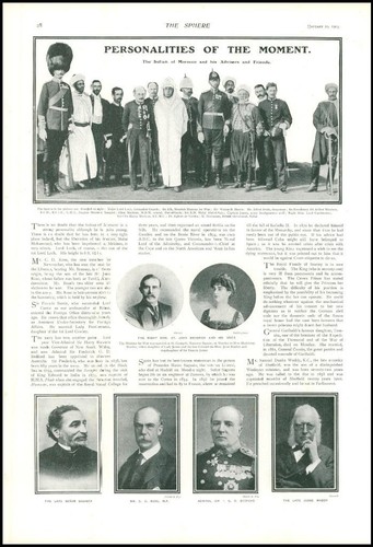 1903 africa sultan morocco - 1903,
