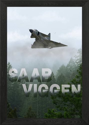 Saab viggen jet - saab,