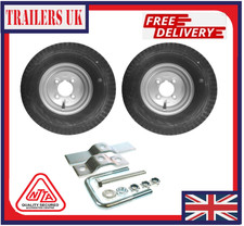 2x trailer wheel 400 X 8 - 4